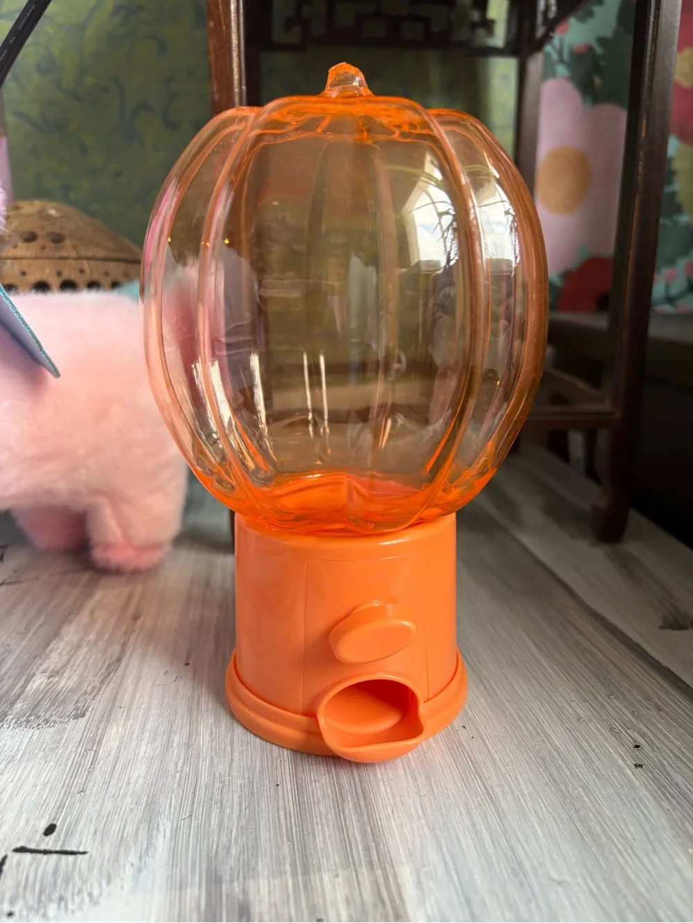 Fall Orange PUMPKIN Candy Dispenser